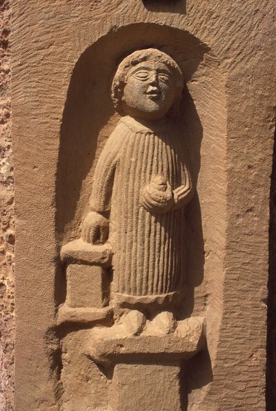 Stele mit einer menschlichen Figur von Roman Imperial Period